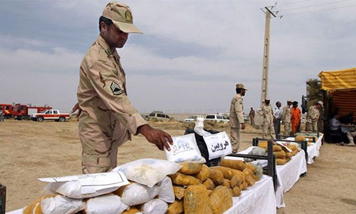 droga decomisada en Irán Incautan en Irán más de dos toneladas de drogas procedentes de Afganistán